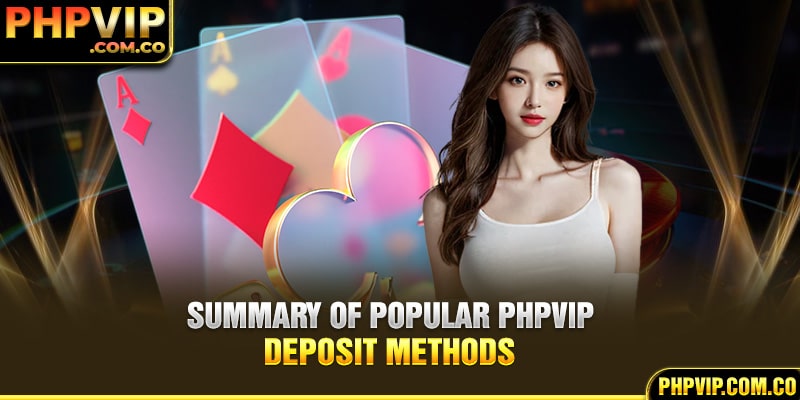 Summary of popular PHPvip deposit methods